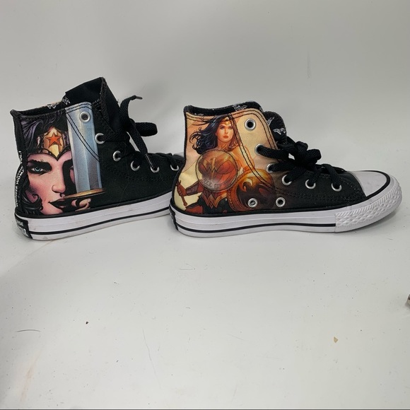 Converse DC Comics x Chuck Taylor All Star High tops 'Wonder Woman' youth 13 - Picture 4 of 10